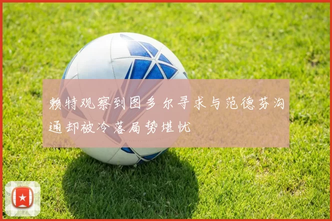 赖特观察到图多尔寻求与范德芬沟通却被冷落局势堪忧